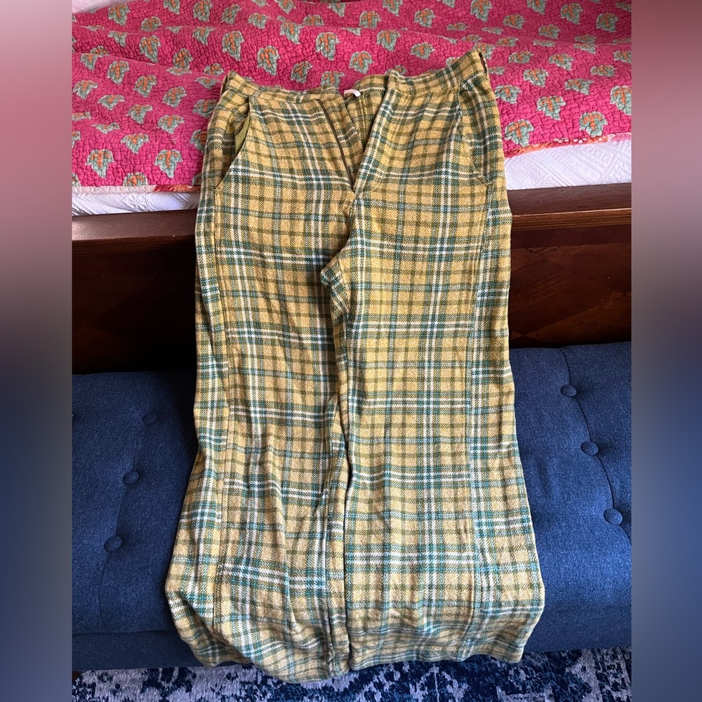 Free People Plaid Pants